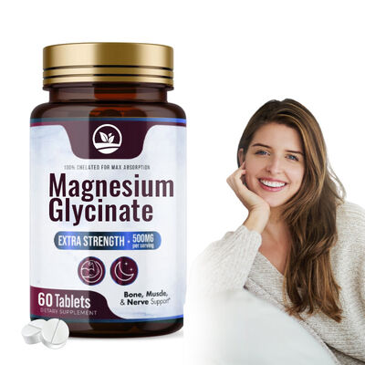 품질  Deep Relaxation Restful Sleep Magnesium Glycinate Capsules  Support ODM Supplier 공장