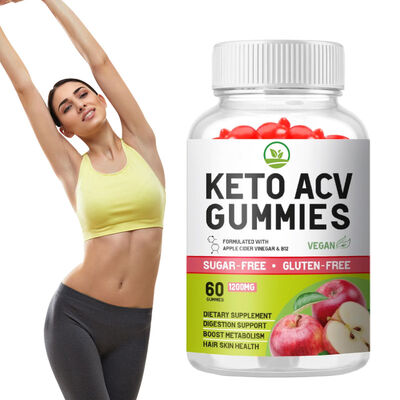 คุณภาพ การลดน้ําหนักการลดน้ําหนัก Apex Keto Acv Gummies OEM Detox ทําความสะอาด โรงงาน