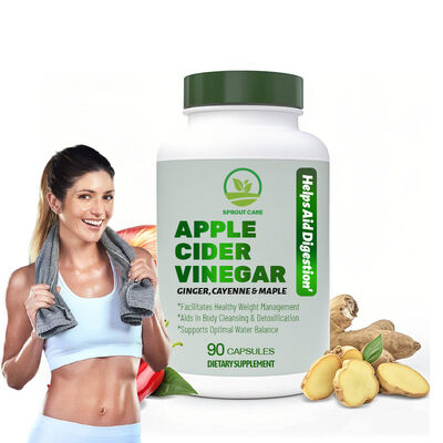 calidad Cápsulas de la pérdida de grasa del vientre del vinagre de sidra de manzana para la ayuda que adelgaza natural del Detox fábrica