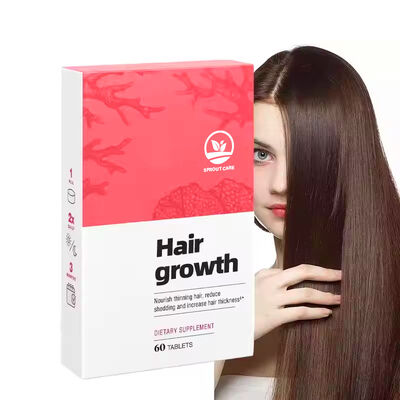 kwaliteit Vrouwen Biotine haargroeitabletten Supplement voor kracht Dikker haar fabriek