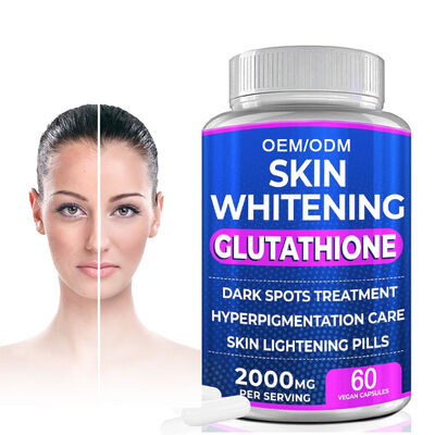 qualité Puissance ultra antioxydante éclaircir la peau Comprimés de glutathion Supplément de vitamine C usine